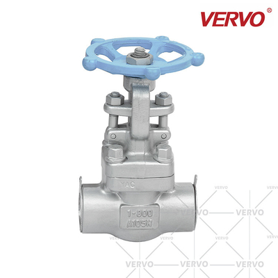 Non Oil Cast Steel Gate Valve Degreased Forged Steel Socket Welding