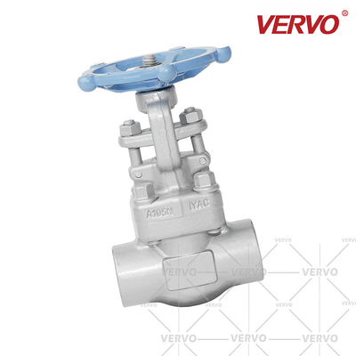 Non Oil Cast Steel Gate Valve Degreased Forged Steel Socket Welding