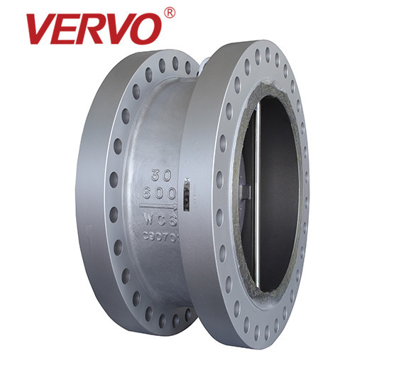 Retainerless Dual Plate Check Valve Casting Steel Flanged End Connection